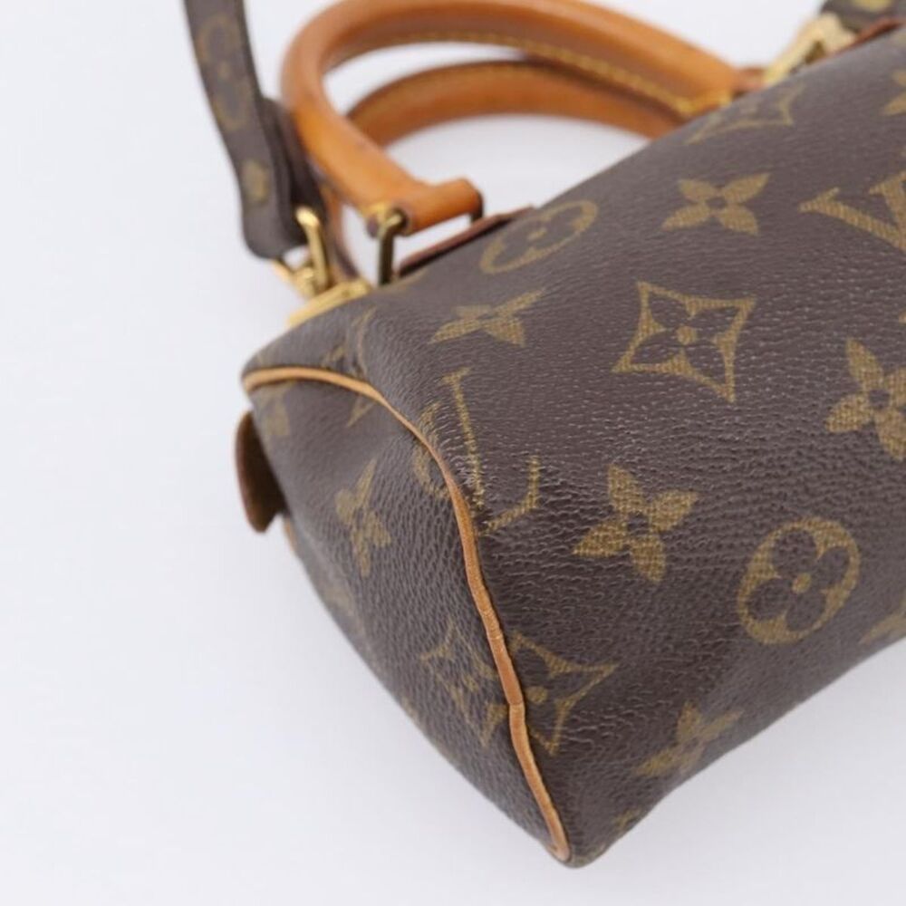 Louis Vuitton Speedy Mini Hl Monogram Canvas Brown Canvas Handbag - Picture 7 of 16